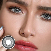 Lentes de contacto de color gris Love Words